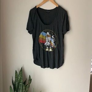 Charcoal grey NASA Shirt M Long Fifth Sun Target